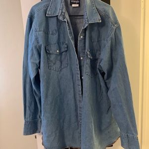 Wrangler jean cardigan/jacket